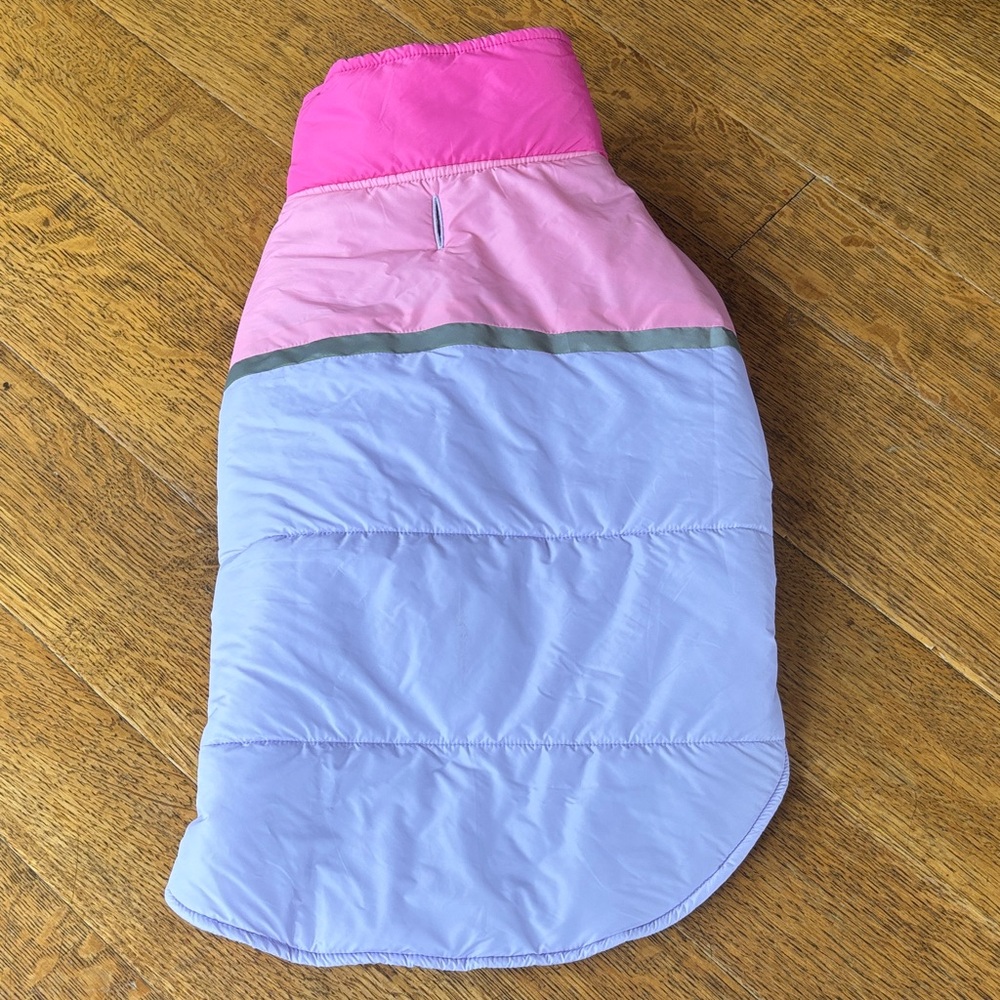 32 Degrees Pink and Blue Dog Jacket